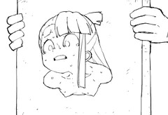 クリックして壁尻アッコをアヘらせる