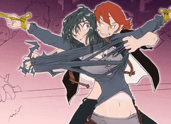 半鬼街（Interlude） GIF４コマ