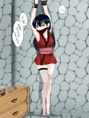 拘束クノイチちゃんお漏らし