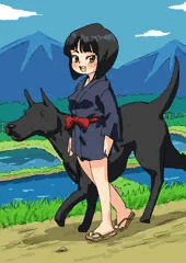 童とワンちゃん