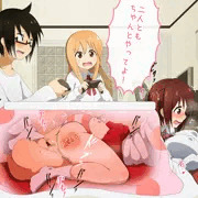 コタツでこっそりエッチ
