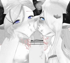 ナルメアお姉さんとラルナママにぺろぺろしてもらうやつ