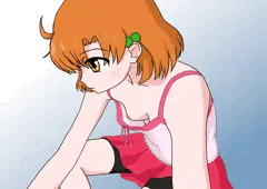 可奈　胸チラ