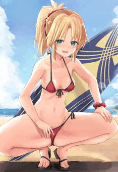 水着モードレッド