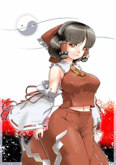 素肌の素敵な霊夢さん