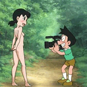 しずかちゃんしずかちゃん野外ヌード撮影