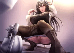 デパートにお出かけ中トイレを盗撮された榛名（艦これ）