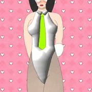 メガネバニーガール