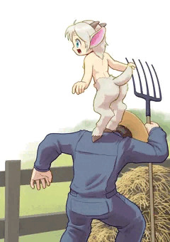 子ヤギちゃんは高い所が好き