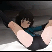 雨取千佳さんのV字開脚