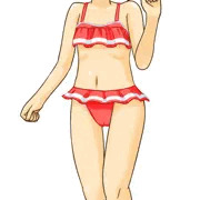 梓希ちゃんにビキニ着てもらった