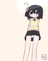 下から