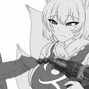 八雲藍 尿道ドリル 線画