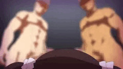 ベッキーを見下ろすコック二人