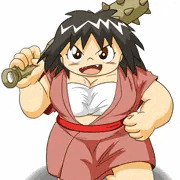 鬼のようなデブ女