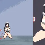 悪夢屋敷・無限牢獄　敵敗北エロシーン基本アニメーション20