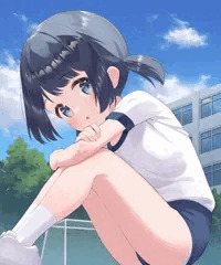 体育座りはみパンブルマ