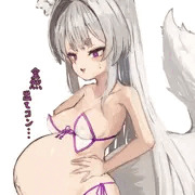 お腹きつきつね