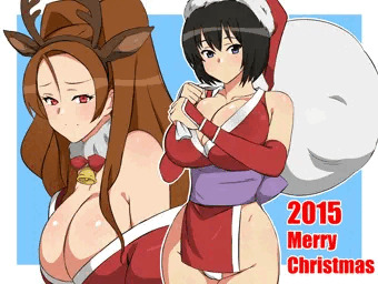 看板娘 サンタコス