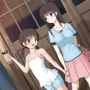 銭湯に行く姉妹
