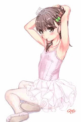 IVの女の子のバレエ衣装