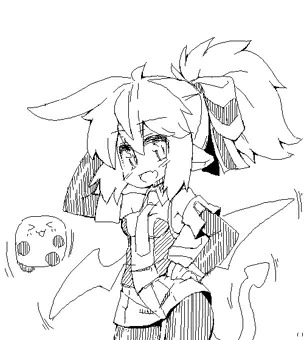 普通の立ち絵からですら丸呑み