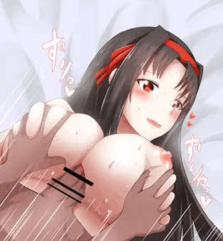 上里の馬乗りパイズリ