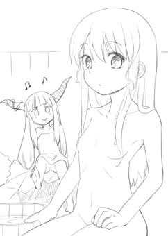 天子と萃香