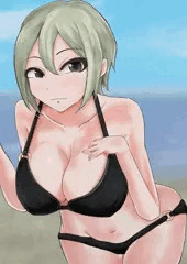 周子ちゃんと岩陰でえっち