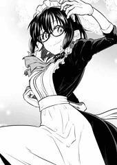 謎ポーズメイドさん