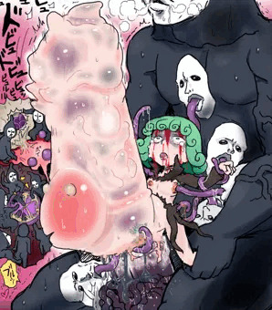 黒いアレに卵巣を侵略されるヒーロー