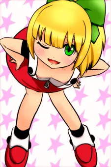 ロールちゃんチラチラ