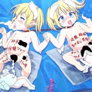 【ﾘｸ絵】出産ツイン天使