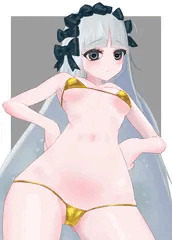 【FGO】フランチェスカの極小ゴールデンマイクロビキニ【R-18】