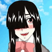 ギザ歯娘