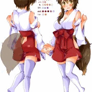 夕ちゃん二面図