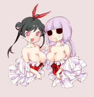 輪チラきゃーたんとあはしこちゃん