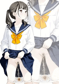 たくし上げ＋放尿＋ナプキン