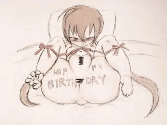 誕生日なのでプレゼントになってもらったアイちゃん先輩