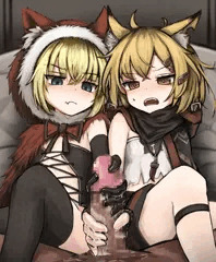 2人に手コキしてもらうシチュ