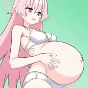 ボテ腹_ホシノ
