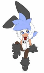 白スクバニー