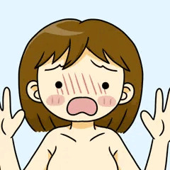 全裸な丸目丸顔モブ