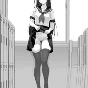 黒髪ロング×セーラー服×お漏らし