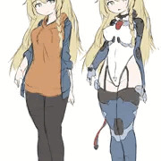 ロボ物主人公ちゃんエロスーツ＆全裸