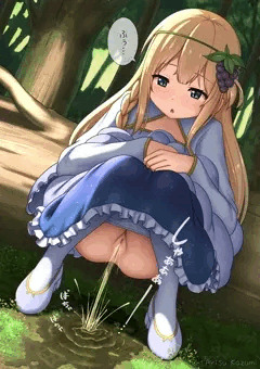 野ションを見られるアイリスちゃん