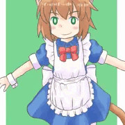 猫耳メイドさん