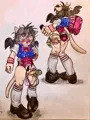 今日のお題『ハイソックス』よきこは今日も元気で学校へ行く！！う