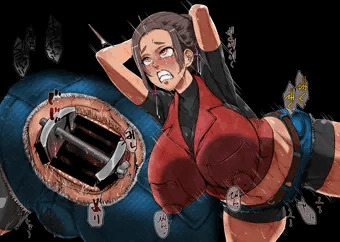 クレア・レッドフィールド拡張拷問（Skebから）