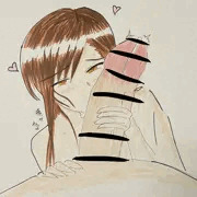 ペニスにキス